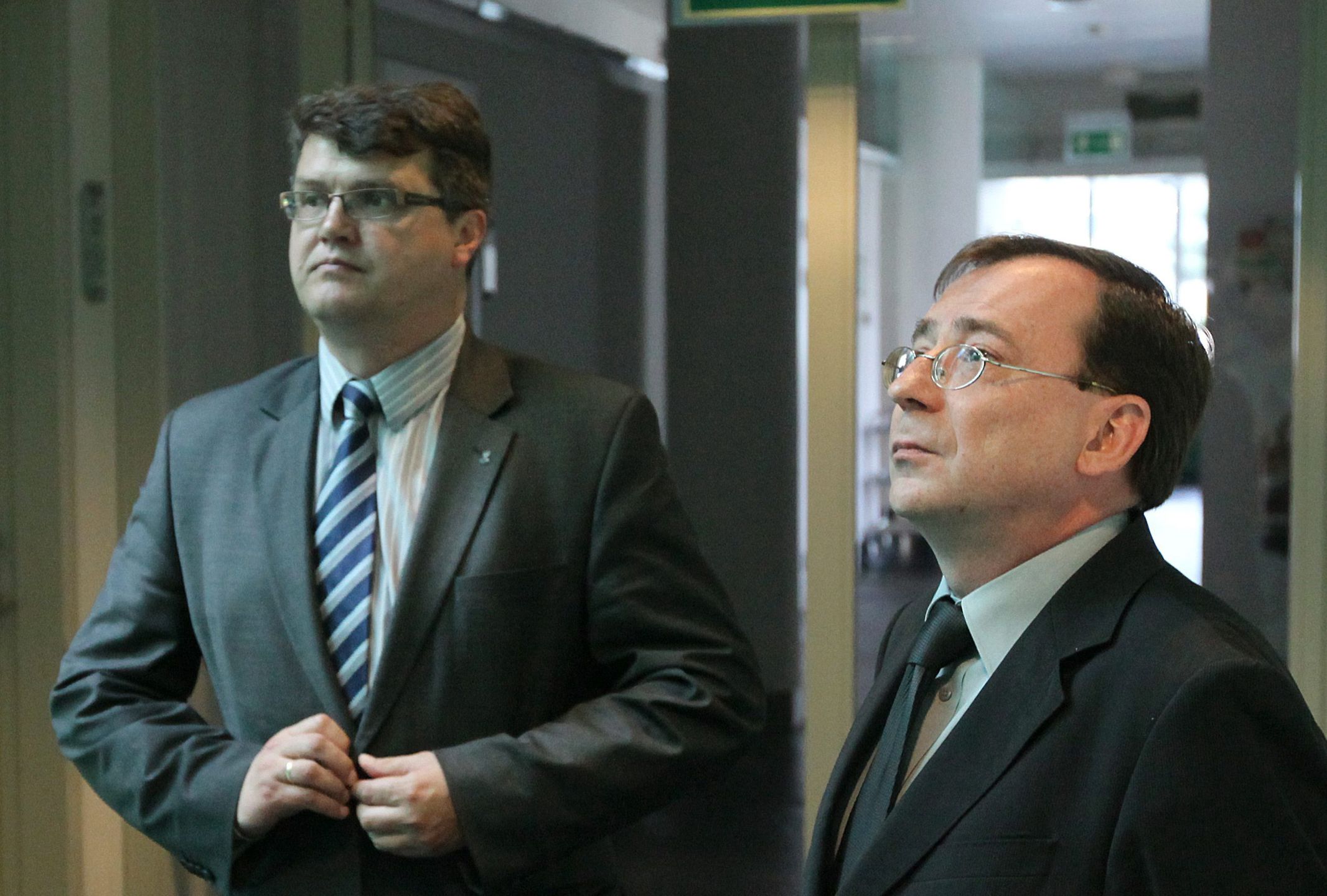 Maciej Wąsik  i Mariusz Kamiński byli szefowie  CBA podczas procesu o przekroczenie uprawnień