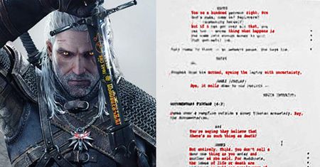 Do sieci wyciekły zdjęcia scenariusza serialu o "Wiedźminie"! Co na nich widać?