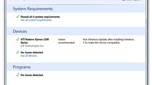 Microsoft udostępnił Windows 7 Upgrade Advisora w wersji beta 1