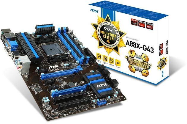 MSI A88X-G43 płyta główna zdjęcie opakowanie