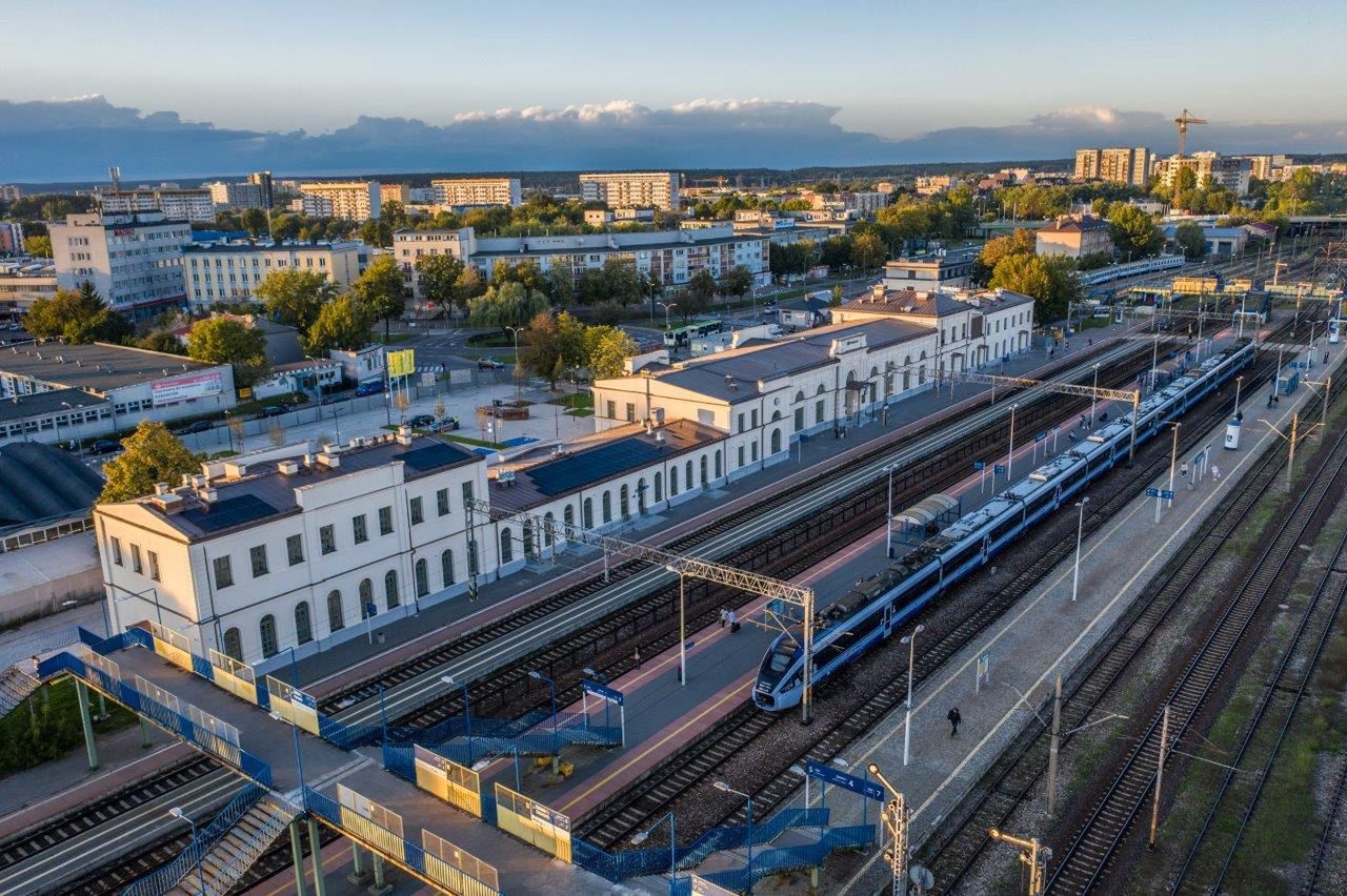 Dworzec w Białymstoku po modernizacji