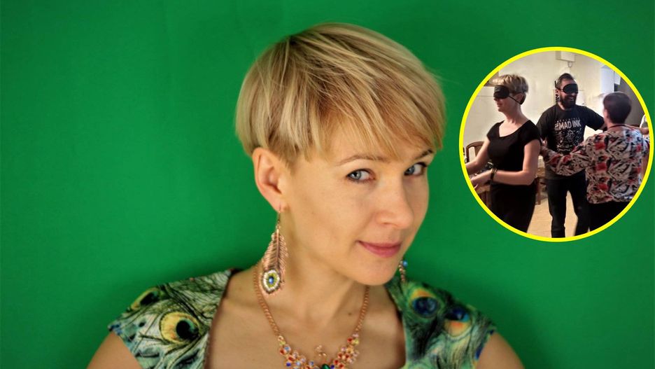 Monika Grobelna prowadzi warsztaty z dominacji dla kobiet