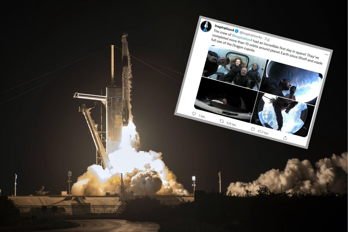 SpaceX zorganizowało kolejny lot w kosmos. Uczestnicy spędzą kilka dni na orbicie