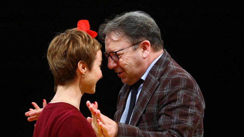 Gabriela Muskała i Zbigniew Zamachowski