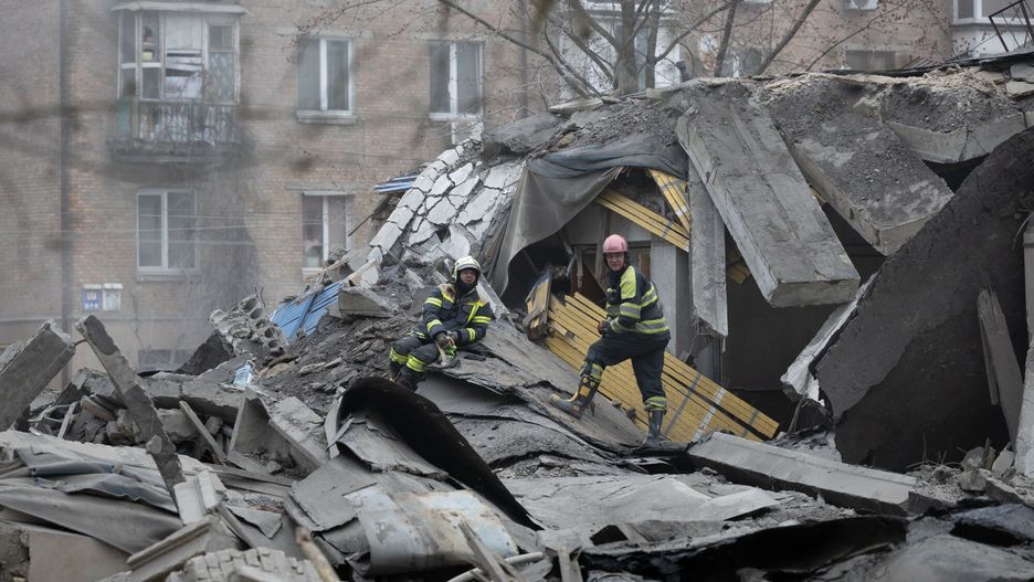 Rosyjskie ataki na Ukrainę (zdj. ilustracyjne)