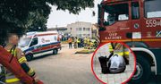 Poważy wypadek w Kaczorach. 44-letnia motocyklista trafiła do szpitala