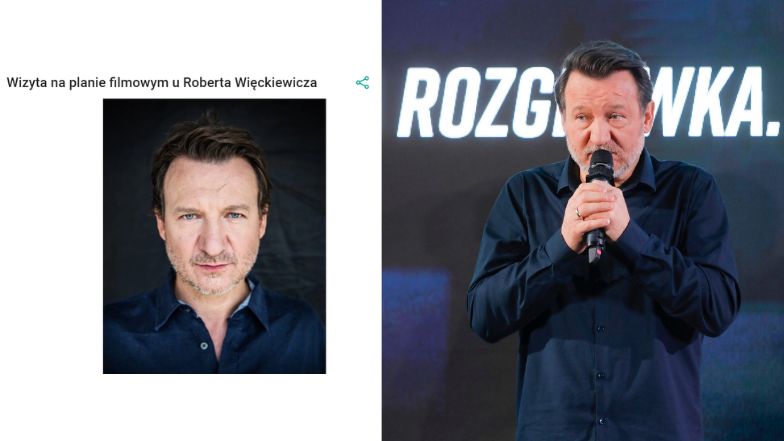 Wizyta na planie filmowym u Roberta Więckiewicza 