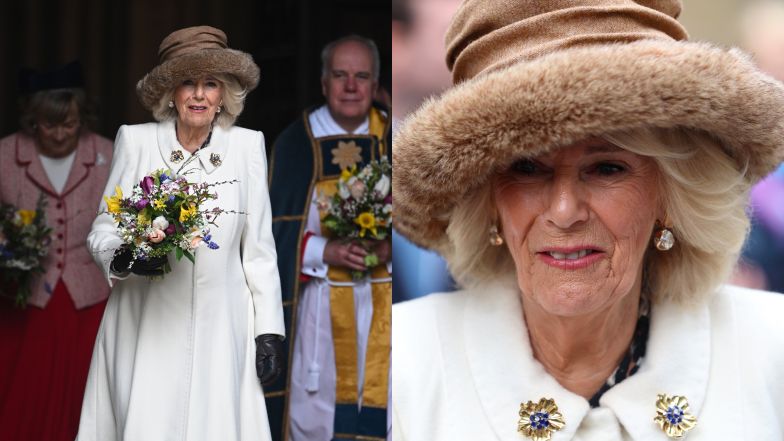 Królowa Camilla olśniewała w bieli