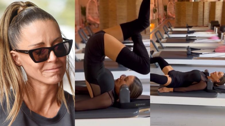 Małgorzata Rozenek chwali się gibkością