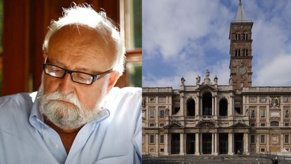 Krzysztof Penderecki © Bruno Fidrych | Santa Maria Maggiore w Rzymie © NikonZ7II, domena publiczna, Wikimedia Commons