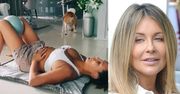 Zaangażowana Małgorzata Rozenek wraca do formy podczas domowego treningu. Internautka duma: "NIE ZA WCZEŚNIE?"
