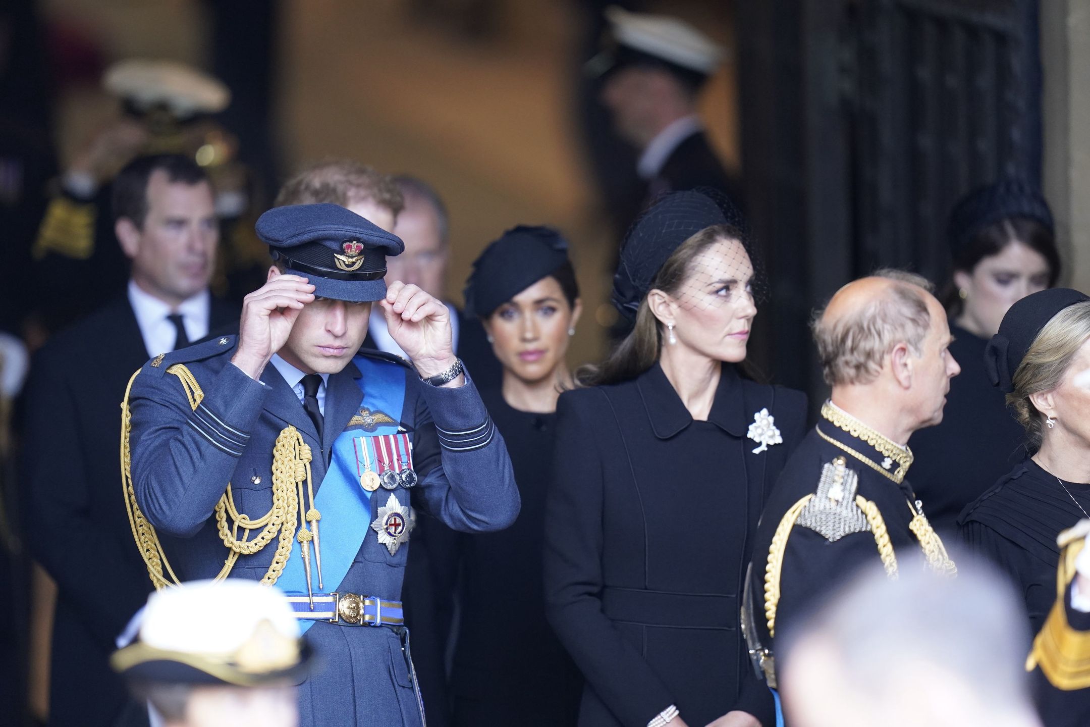 Książę William, książę Harry, Kate Middleton i Meghan Markle
