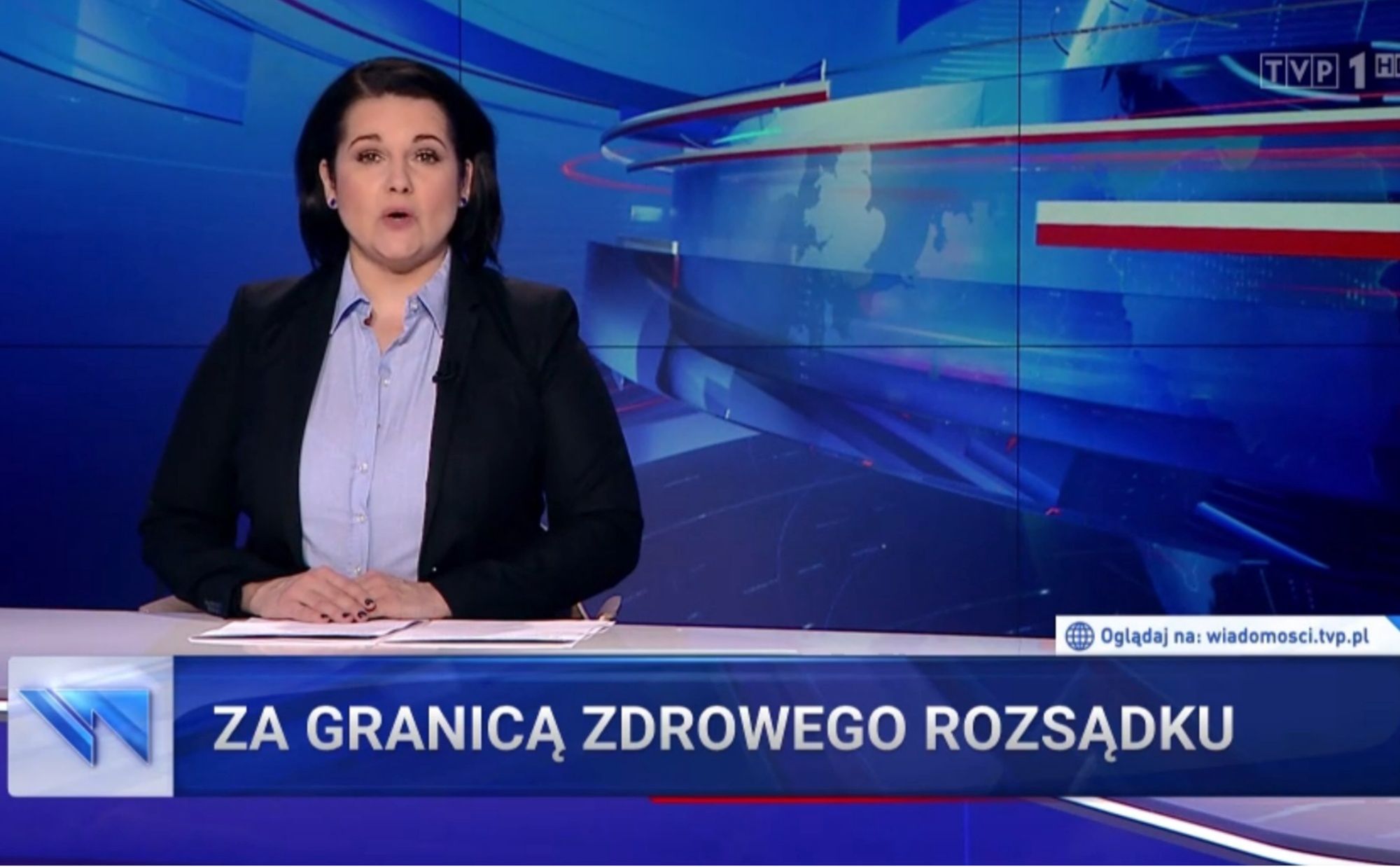 Prowadzącą wtorkowych "Wiadomości" była Edyta Lewandowska