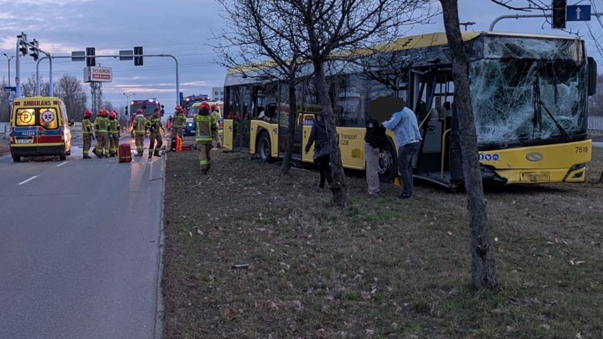 W Katowicach zderzyły się dwa autobusy 