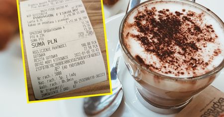 Zamówił kakao i kawę. "Paragon grozy z bistro"