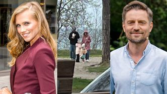 TYLKO NA PUDELKU: Agnieszka Kaczorowska i Marcin Rogacewicz spędzili RAZEM Wielkanoc. Towarzyszyły im córki tancerki