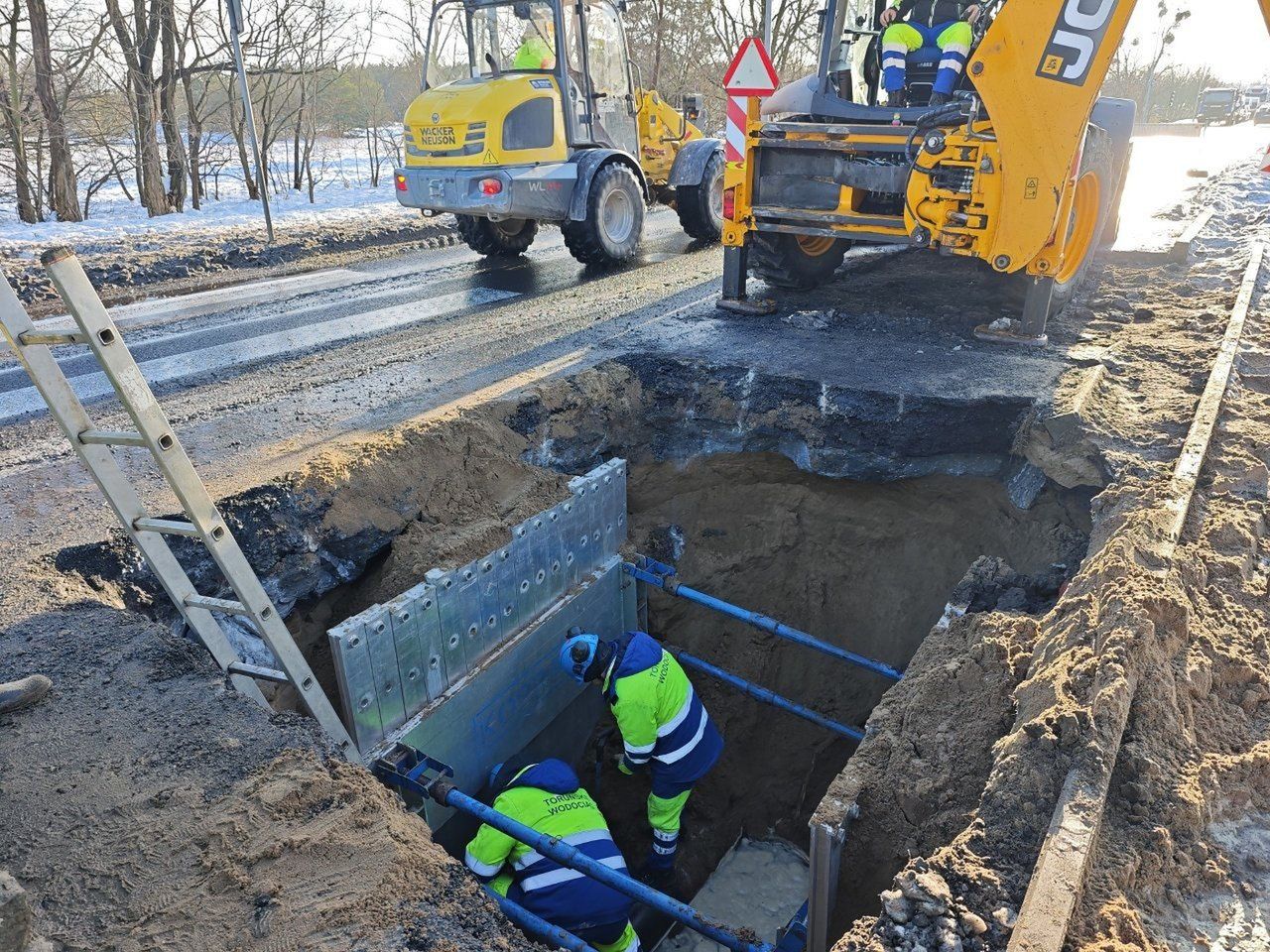 Toruń: Kolejna awaria wodociągu pod ulicą Poznańską. We wtorek będą objazdy