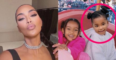 Kim Kardashian DOKLEIŁA córkę Khloe do rodzinnych zdjęć z Disneylandu?! PO CO? (FOTO)