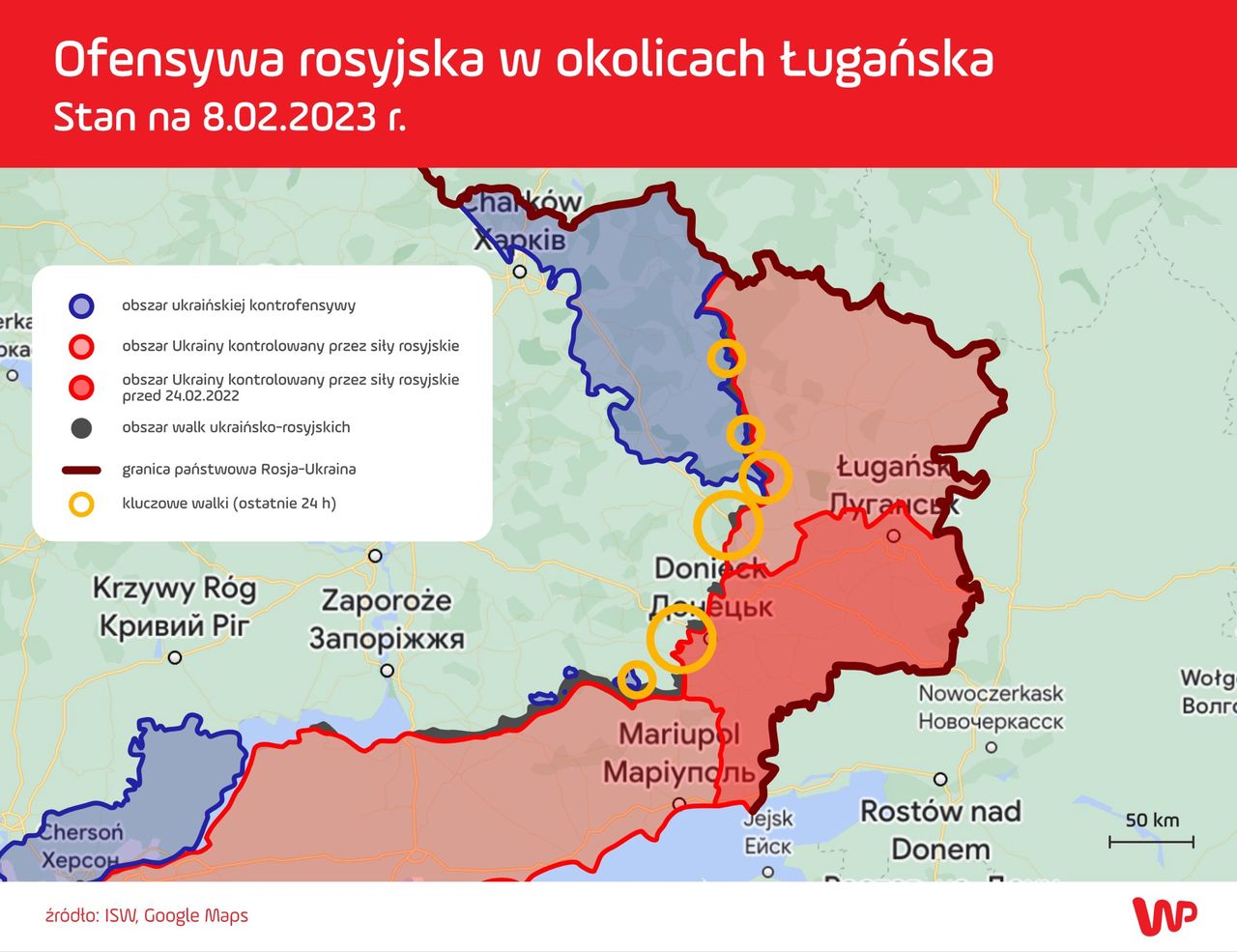 Ofensywa w okolicach Ługańska