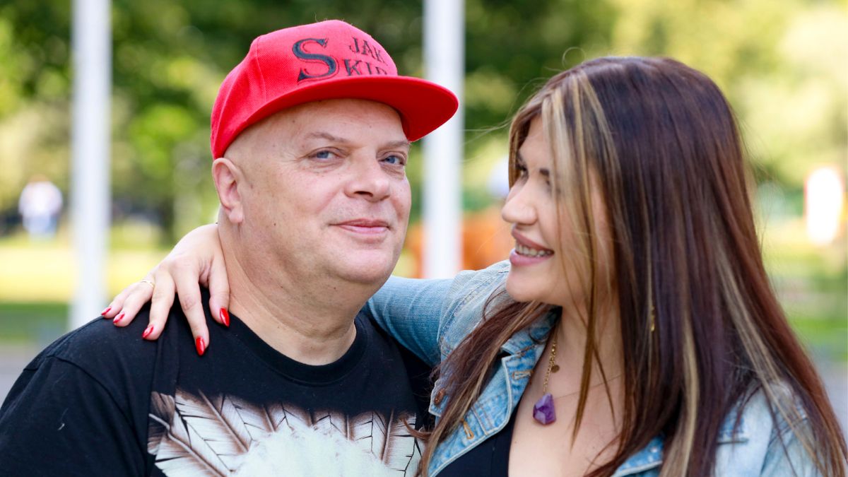 Krzysztof Skiba z żoną w Opolu