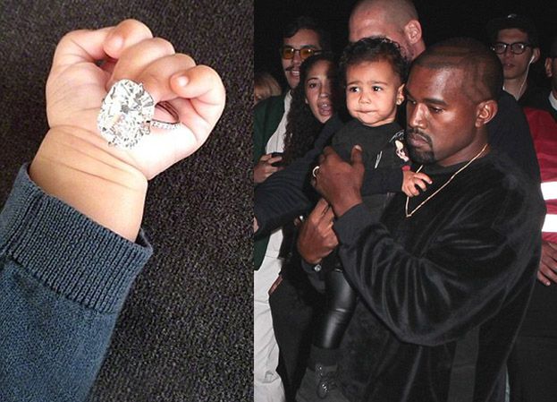 Kanye podarował córce pierścionek wart 500 TYSIĘCY!