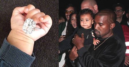 Kanye podarował córce pierścionek wart 500 TYSIĘCY!