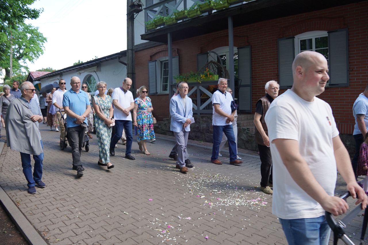 Boże Ciało, Procesja Parafia pw.  Św Rafała Kalinowskiego w Pile