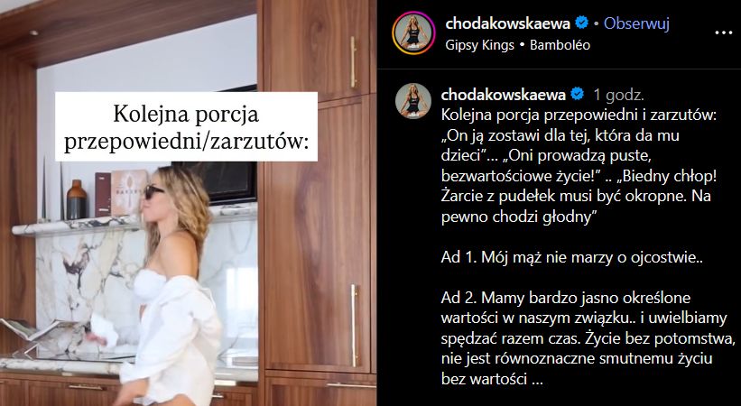 Ewa Chodakowska o bezdzietności