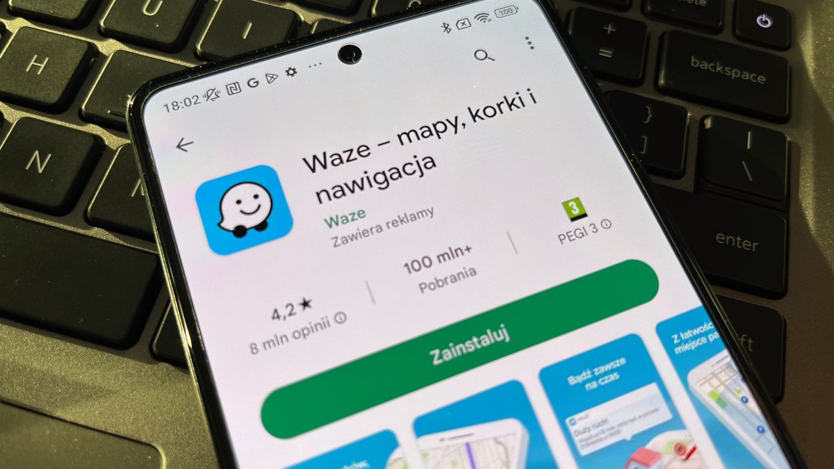 Nawigacja Waze.
