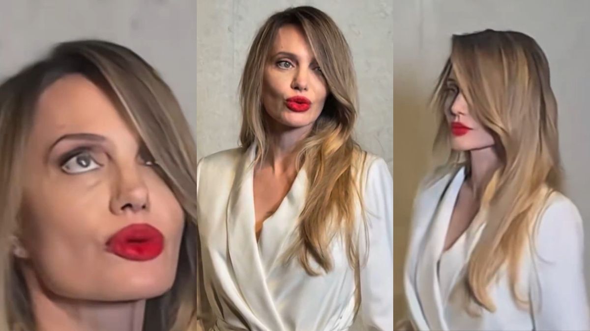 Angelina Jolie dość nietypowo zachowywała się na ściance