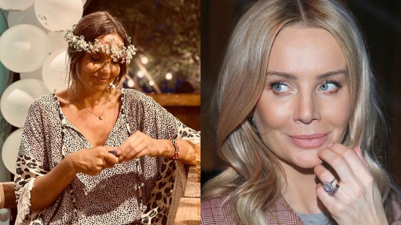 Agnieszka Woźniak-Starak wymienia uprzejmości z Agnieszką Włodarczyk