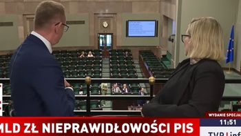 Takie sceny w TVP Info. Opolska i poseł Telus nagle UCISZENI przez wicemarszałek