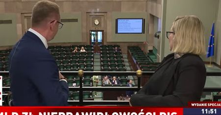 Takie sceny w TVP Info. Opolska i poseł Telus nagle UCISZENI przez wicemarszałek