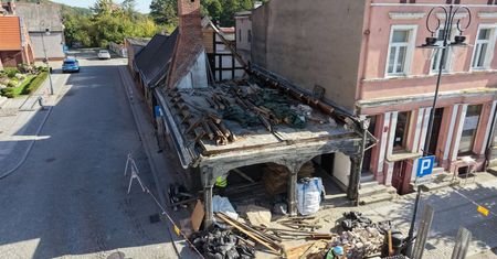 Domek Pod Kapturem w Golubiu-Dobrzyniu przechodzi remont. To jeden z symboli miasta
