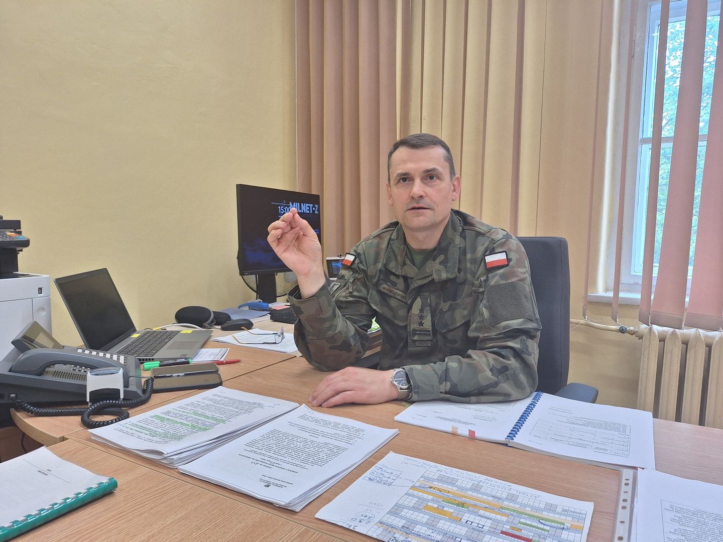 Pułkownik Marek Wasielewski, dowódca 1 Brygady Rakiet w Toruniu