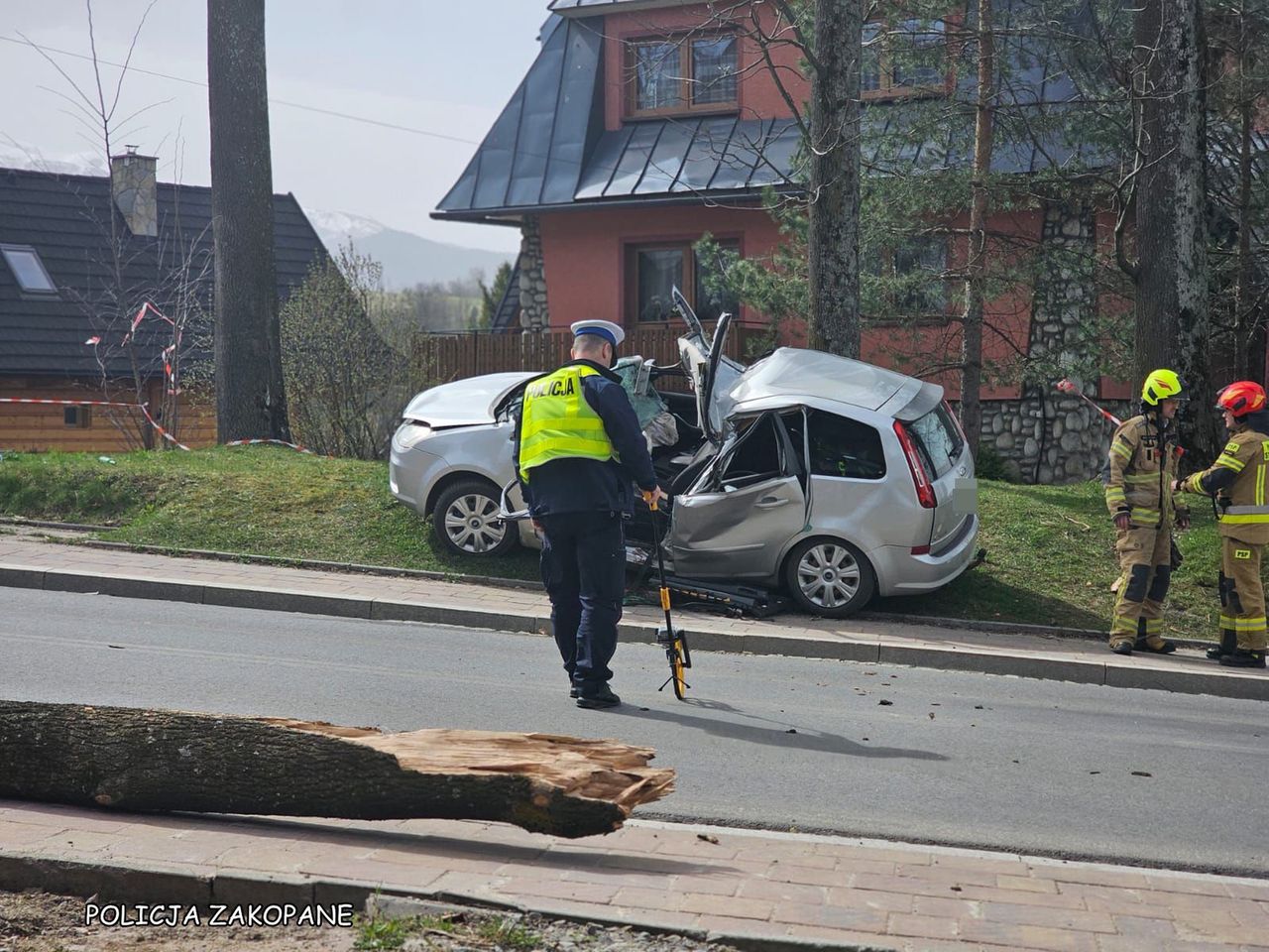 Tragiczne skutki silnych porywów halnego w Zakopanem