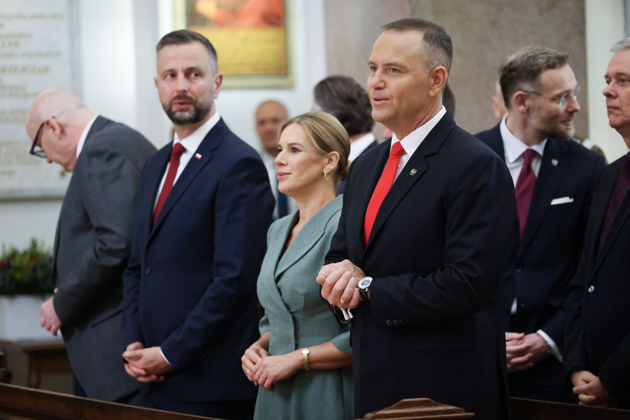 Karol i Marta Nawroccy na obchodach Święta Wojska Polskiego