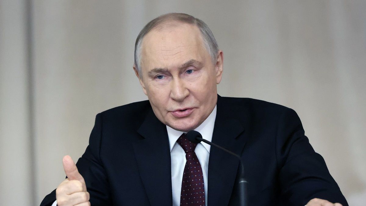 Władimir Putin, prezydent Rosji.