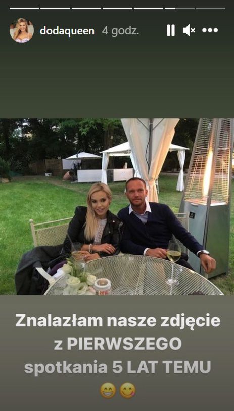Doda z mężem sprzed lat.