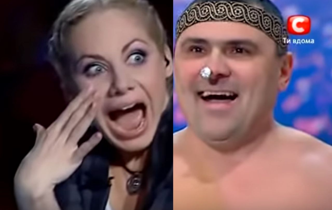  W "Ukraina ma talent" Siergiej Agarkow  pokazał, do czego jest zdolne jego ciało
