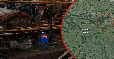 Uderzenie Rosjan w Naftohaz. Apel do ludzi niedaleko granicy z Polską