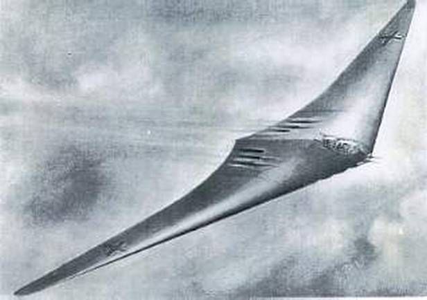 Artystyczna wizja samolotu Horten Ho 18 A (Fot. Luft46.com)