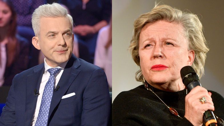 Hubert Urbański i Krystyna Janda