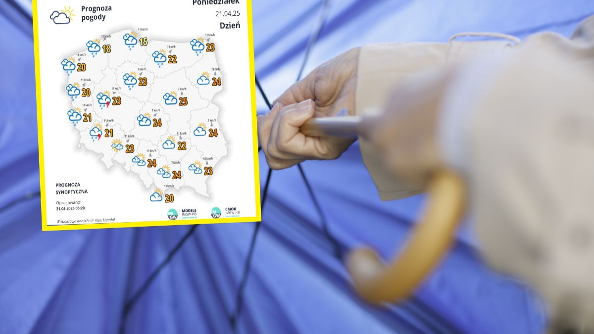Prognoza pogody na 21, 22 kwietnia