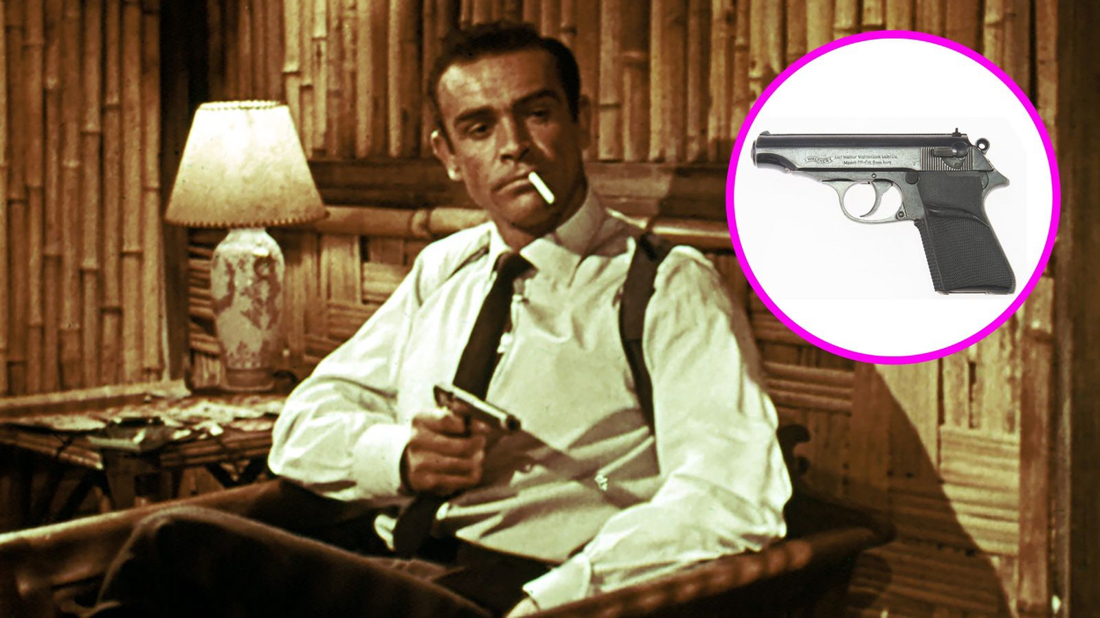 Legendarny pistolet Jamesa Bonda sprzedany. Strzelał z niego Sean Connery