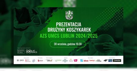 AZS UMCS Lublin zaprasza na prezentacje drużyny koszykarek na sezon 2024/2025
