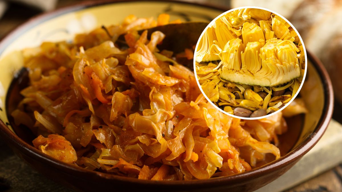 Świetną alternatywą dla mięsa w bigosie jest owoc chlebowca