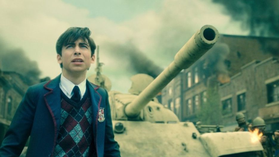 kadr z serialu "Umbrella Academy"