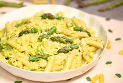 Penne ze szparagami w kremowym sosie - obiad w 20 minut!