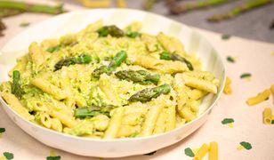 Penne ze szparagami w kremowym sosie - obiad w 20 minut!